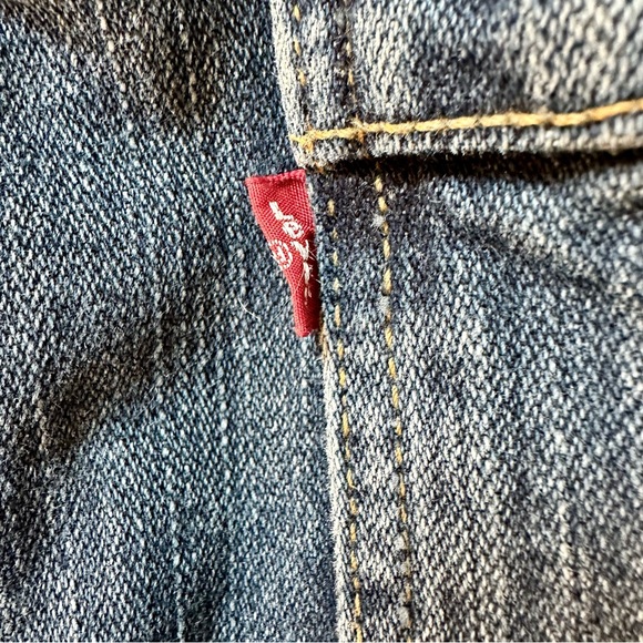 Levi’s Denim Midi Skirt Size 8 - Picture 3 of 5